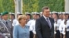 Віктор Янукович і Анґела Меркель під час зустрічі в Берліні, 30 серпня 2010 року
