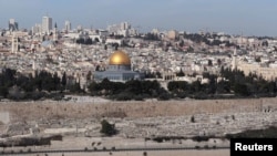 Вид на Храмовую гору в Иерусалиме.
