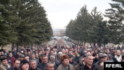 Митинг таксистов-частников в Гюмри, 18 февраля 2010 г.