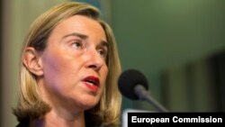 Shefja për politikë të Jashtme e Bashkimit Evropian, Frederica Mogherini. 