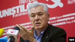Лидер Партии коммунистов Молдовы Владимир Воронин. Кишинев, 27 ноября 2014 года.