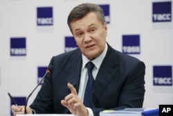 Віктор Янукович на прес-конференції в Ростові-на-Дону