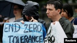 Пратэст супраць разлучэньня сем'яў нелегальных мігрантаў у ЗША, 22 чэрвеня 2019 году