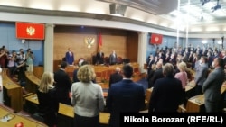 President Milo Djukanovic was absent from the inaugural parliamentary session on September 23.