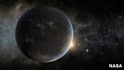 Руконструкция одной из известных экзопланет, Kepler-62f
