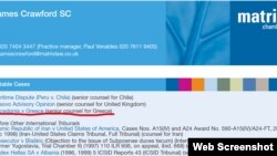 Macedonia - James Crawford, Senior Counsel for Greece in the lawsuit lodged by Macedonia against Greece over its violation of a 1995 interim agreement between the two nations at the International Court of Justice - 30Mar2011