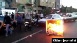 Protest in Tehran, August 02, 2018.