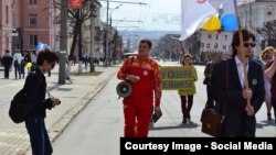 Антивоєнна акція в Іжевську