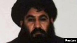 The late Taliban leader Mullah Akhtar Mansur (file photo)