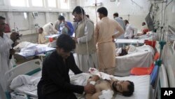 ارشیف، په کابل کې د یوه برید د ټپیانو یو انځور