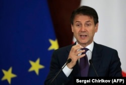 Italian Prime Minister Giuseppe Conte