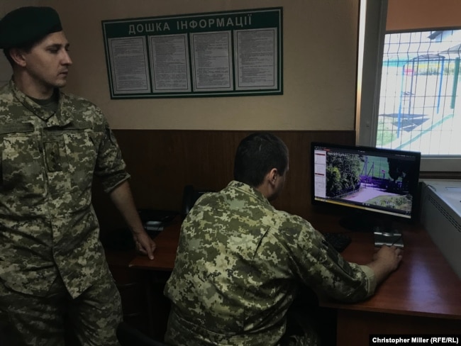 According to Ivanets, Ukrainian border guards see men in military uniforms on the Russian side of the frontier "practically every day."