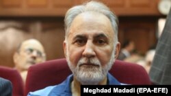 Former Mayor of Tehran Mohammad Ali Najafi in court earlier this month.