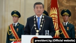 Sooronbai Jeenbekov was inaugurated as president on November 24.