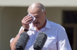 Олександр Лукашенко під час виступу 16 серпня