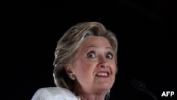 Претседателскиот кандидат на Демократите во САД Хилари Клинтон 