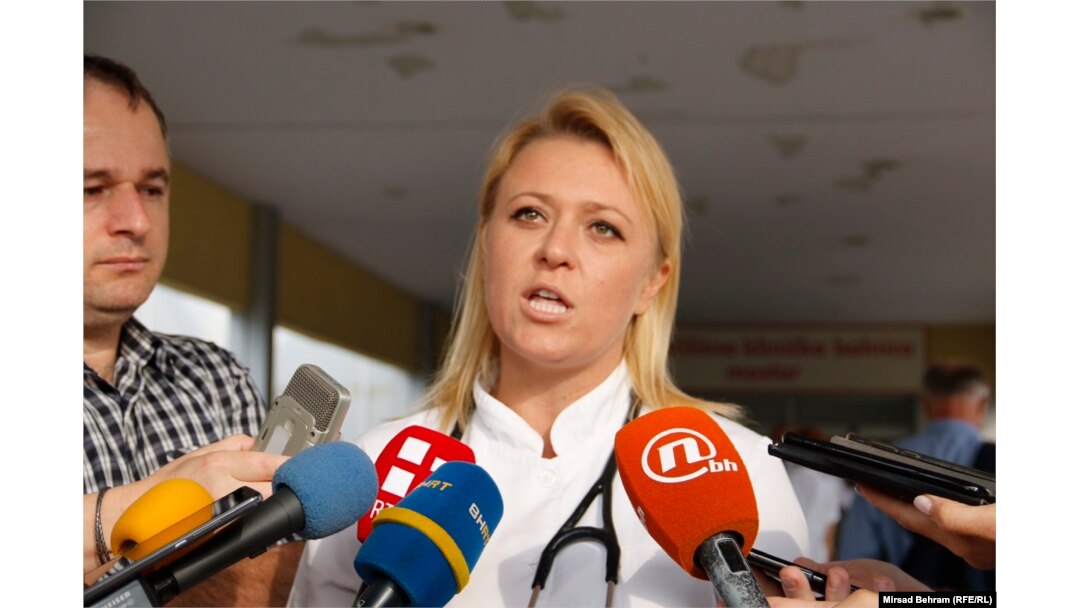 Predsjednica Strukovnog sindikata doktora medicine i stomatologije u HNK-a, Marina Berberović