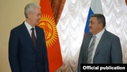 Албек Ибраимов с мэром Москвы Сергеем Собяниным.