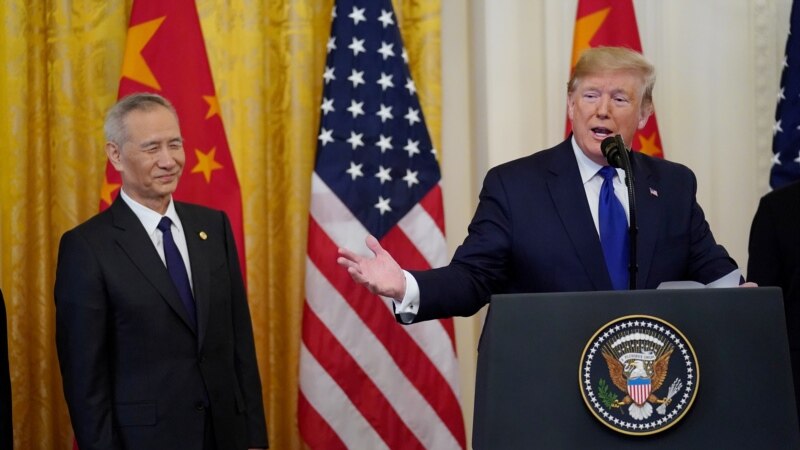 САД и Кина ја потпишаа првата фаза од трговскиот договор