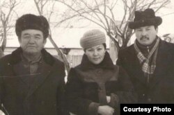 Абдулла Каримов (слева). 1960-70 годы.