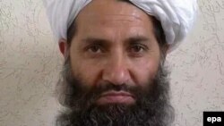 FILE: Taliban chief Mullah Haibatullah Akhundzada
