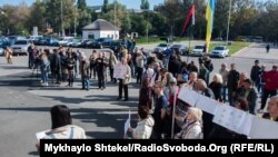 Активісти вимагали перевиборів міської ради і міського голови. Одеса, 17 жовтня 2017 року