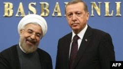 İran prezidenti Hassan Rouhani və Erdoğan