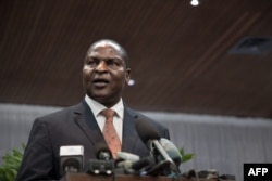 The president of the Central African Republic, Faustin-Archange Touadera