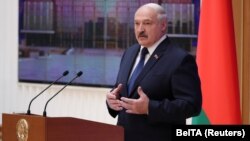 Belarusian President Alyaksandr Lukashenka has accused Moscow of using energy supplies as a weapon. (file photo)