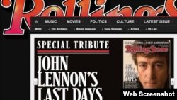 Web stranica Rolling Stonea, 8, decembar 2010.