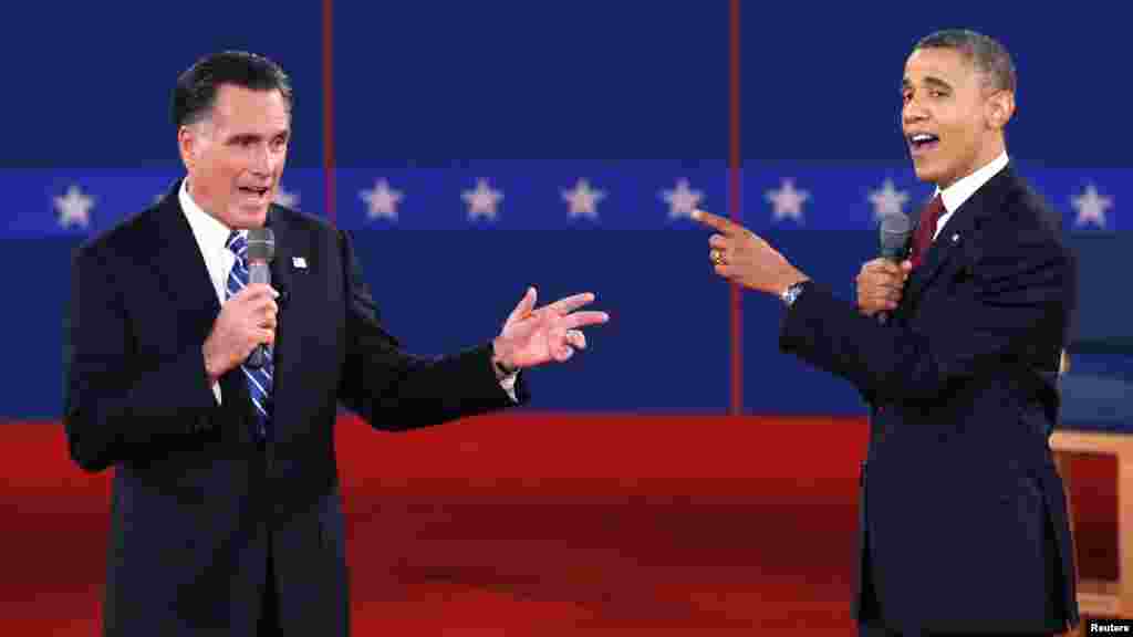 Вторые президентские дебаты. Хэмпстед, Нью-Йорк, 16 октября 2012 года.