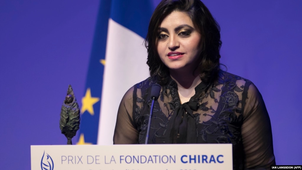 "I could face prison simply for speaking out about human rights," says Gulalai Ismail.