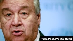 Sekretari i përgjithshëm i Kombeve të Bashkuara, Antonio Guterres.