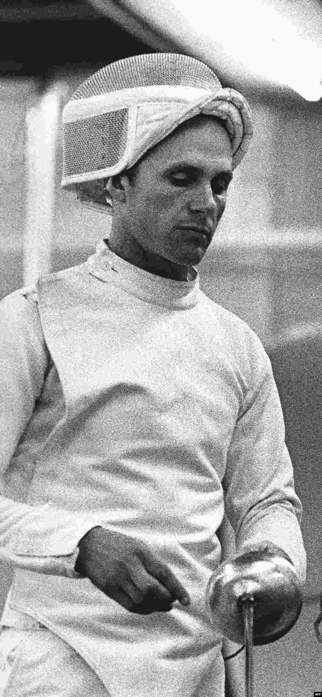 Ukrainian pentathlete Borys Onischenko (dubbed "Disonishcenko") caused a major scandal at the 1976 Olympics in Montreal when his epee sword was discovered to have been wired to take advantage of the electronic scoring system in the fencing event