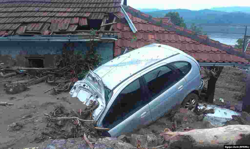 The aftermath of floods in Kladovo, Serbia. 