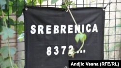 Sa protesta "Žena u crnom" na dvadesetu godišnjicu genocida u Srebrenici
