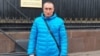 У посольства КНР в Москве депутат Госсовета Чувашии от КПРФ Александр Андреев провел пикет против строительства китайского молочного завода под Чебоксарами. 14 декабря 2019 г. 