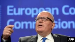 Nënpresidenti i parë i Komisionit Evropian, Frans Timmermans.