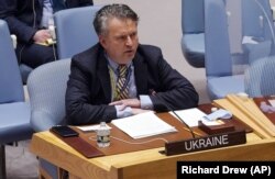 Постійний представник України при ООН Сергій Кислиця звертається до Радбезу ООН. США, 4 березня 2022 року