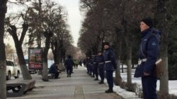 Спецназ на подступах к площади. Алматы, 22 февраля 2020 года.