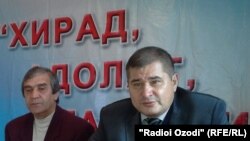 Tajikistan -- Rahmatullo Zoirov, head of social democratic party, Dushanbe, December 10, 2013.