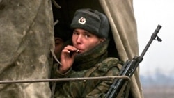 Российский солдат в Чечне, 2000 год