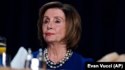 Șefa majorității democrate din Camera Reprezentanților, Nancy Pelosi, Washington, februarie 2020.