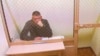 Сяргей Ціханоўскі падчас суду 23 ліпеня