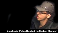 Salman Abedi, the man police say was behind the Manchester bombing, is seen in this image taken from CCTV on the night he committed the attack in this handout photo released to Reuters on May 27.