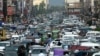 A view of a traffic after in the northwestern city of Peshawar on May 11 after government eased coronavirus restrictive measures.