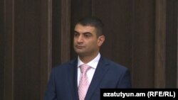 Новоназначенный губернатор Арагацотноской области Армении Ашот Симонян, 13 июля 2017 г. 