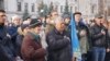 У Дніпрі провели акцію протесту «Червоні лінії для Зеленського»