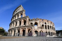 Colosseum pustiu în vremea coronavirusului