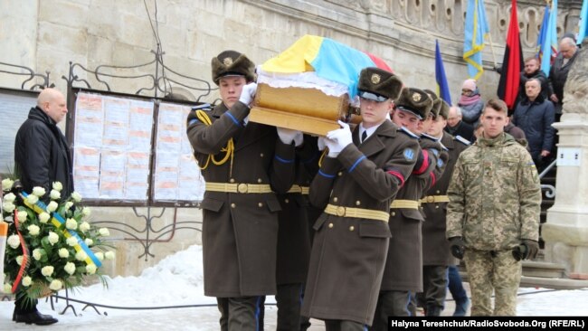 Коваля поховали на Личаківському цвинтарі